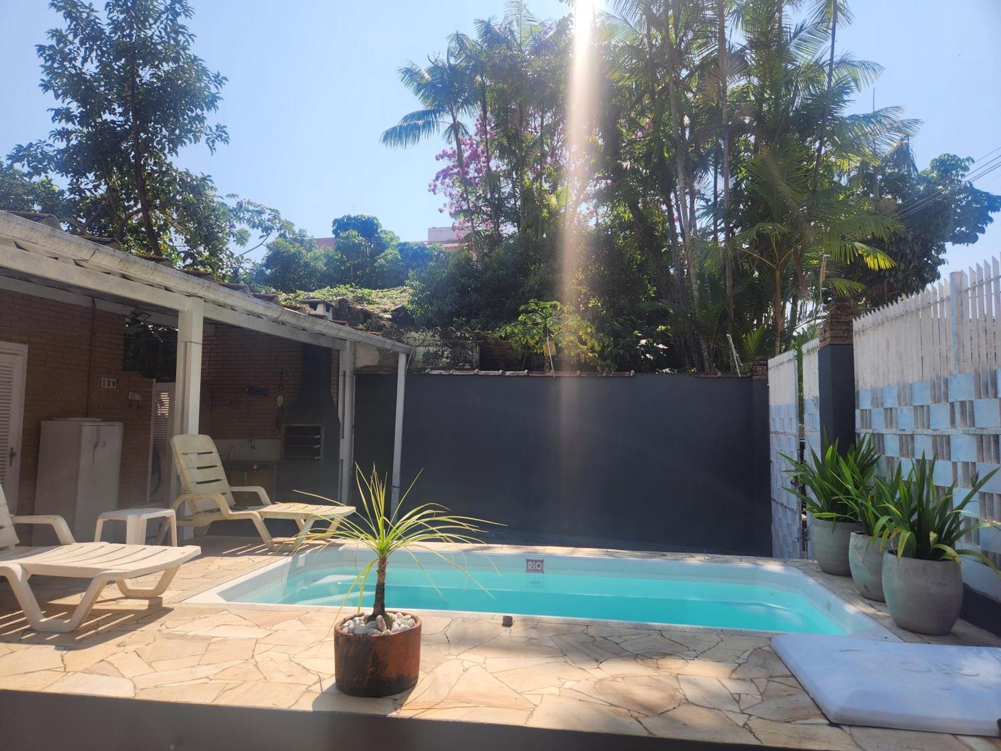 Casa No Tenorio Com Piscina Убатуба Экстерьер фото